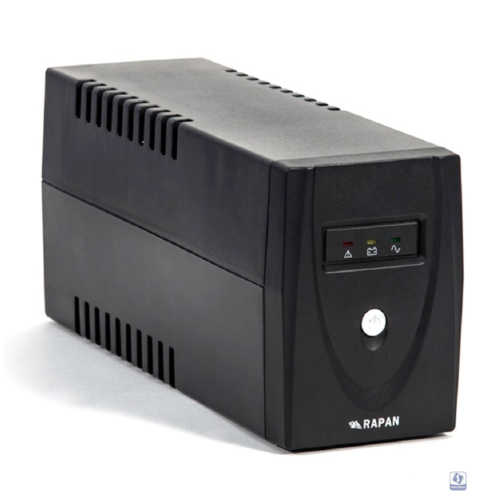 RAPAN-UPS 600 источник питания 220 В 600ВА/350Вт меандр с АКБ 7 Ач интерактивный