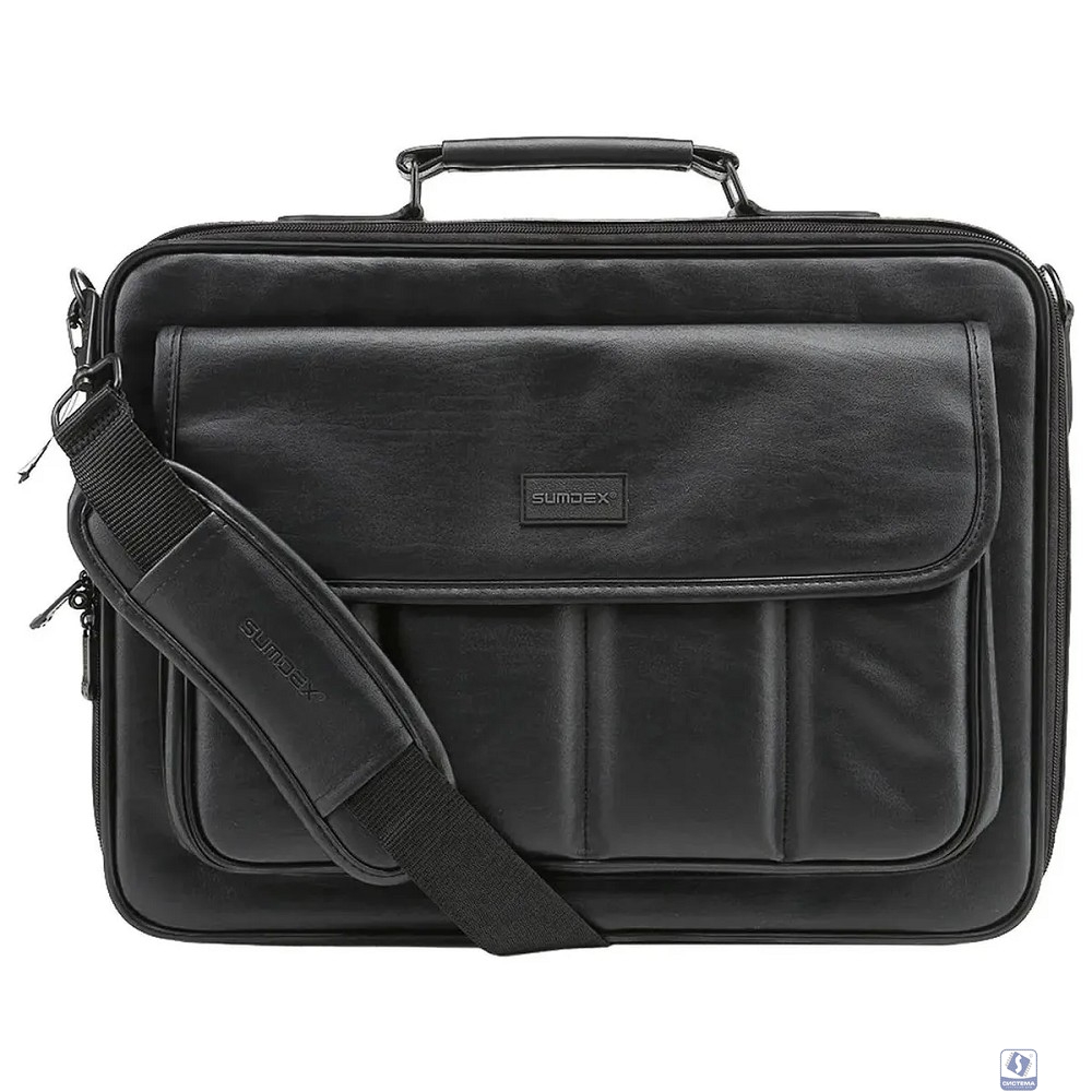 Сумка SUMDEX CKN-002BK(L)  (черный кожзаменитель до 15,6")