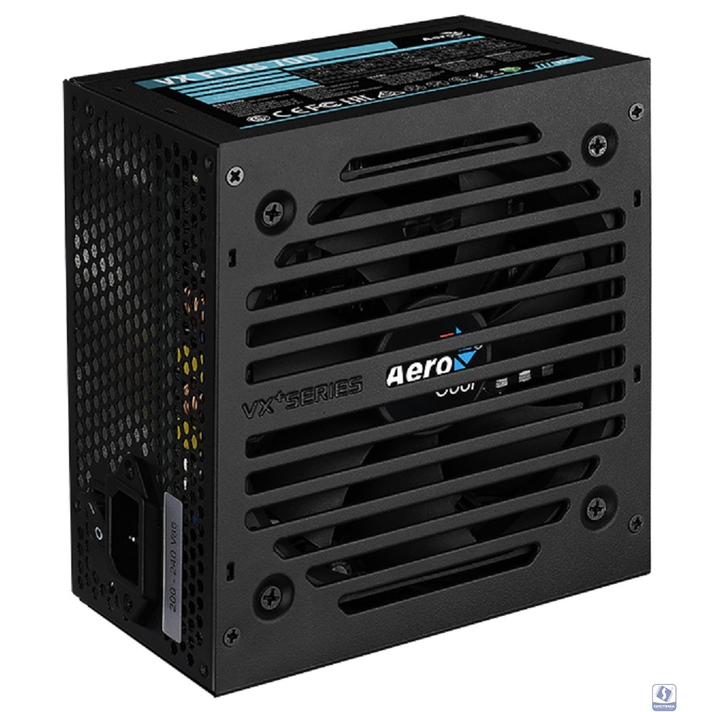 БП Aerocool VX Plus 700 <ATX12V 2.3, 20+4P, 4+4P, PCIe 6+2P x2, PATA x3, SATA x6, FDD x1>