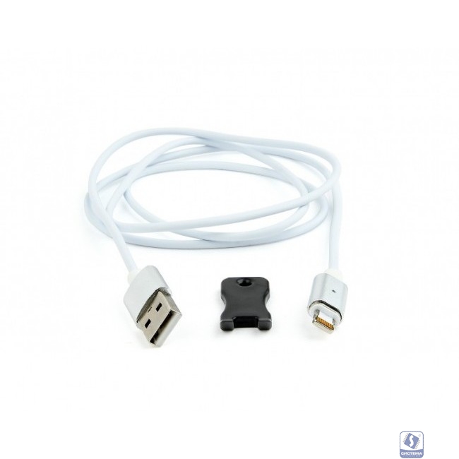 Cablexpert Кабель магнитный USB 2.0 CC-USB2-AMLMM-1M, AM/ iPhone lightning, магнитный кабель, 1м, алюминиевые разъемы, коробка