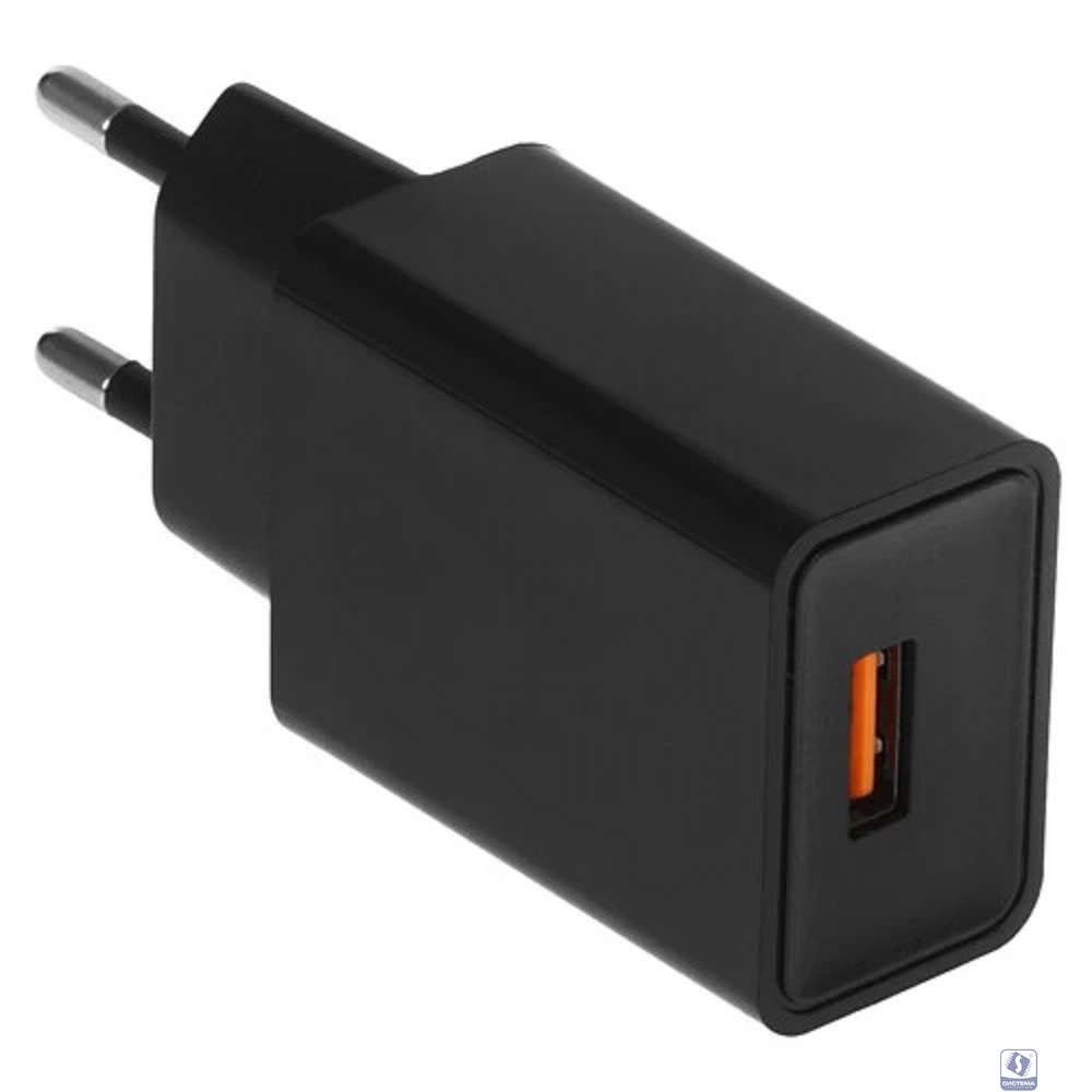 Cablexpert Адаптер питания, Qualcomm QC 3.0, 100/220V - 1 USB порт 5/9/12V, черный (MP3A-PC-17)