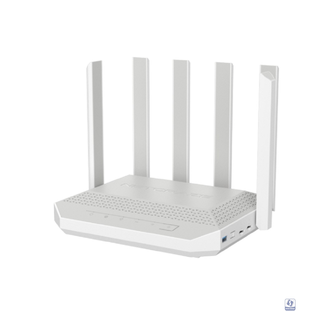 Netcraze Hero 5G (NC-4110) Мультигигабитный интернет-центр с модемом 5G, двумя слотами для SIM-карт, Mesh Wi-Fi 6 AX3000, Smart-коммутатором 1x2.5G и 4xG, многофункциональными портами USB 3.0 и 2.0