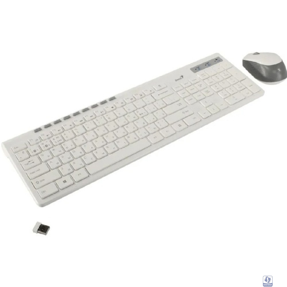 Клавиатура + мышь Genius Smart Slimstar 8230 WHITE  [31340015402]