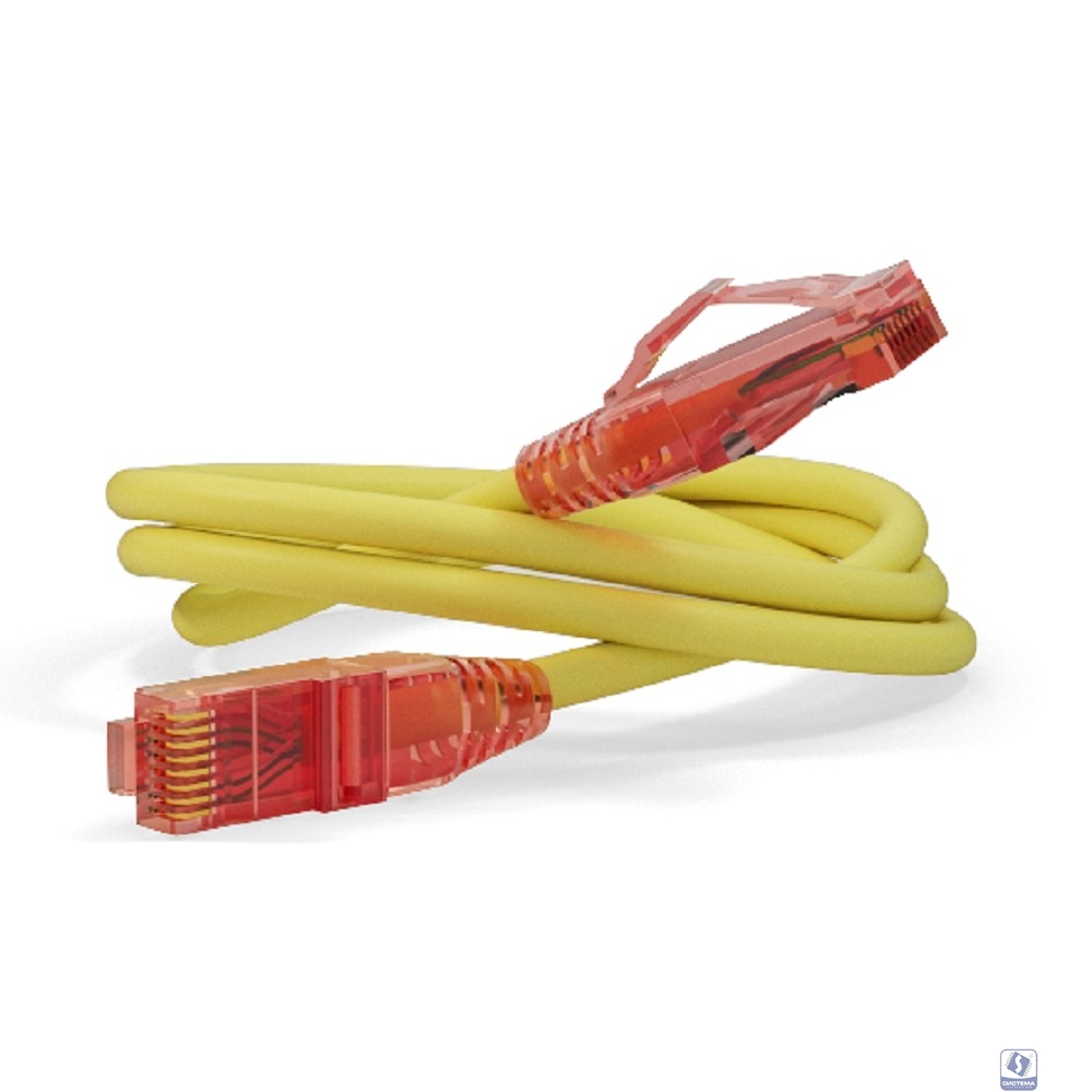 Hyperline PC-LPM-UTP-RJ45-RJ45-C5e-0.5M-LSZH-YL Патч-корд U/­UTP, Cat.5e, LSZH, 0.5 м, желтый 