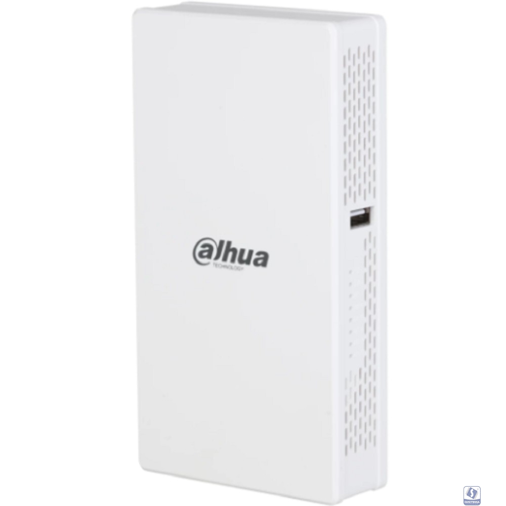 DAHUA DH-EAP6218-W Беспроводная точка доступа (настенная), 1xRJ-45 1Gb (WAN, PoE), 4xRJ45 1Gb (LAN), 2xRJ45 1Gb (Pass Throught), 2.4 ГГц: 574 Мбит/с, 5 ГГц: 1201 Мбит/с