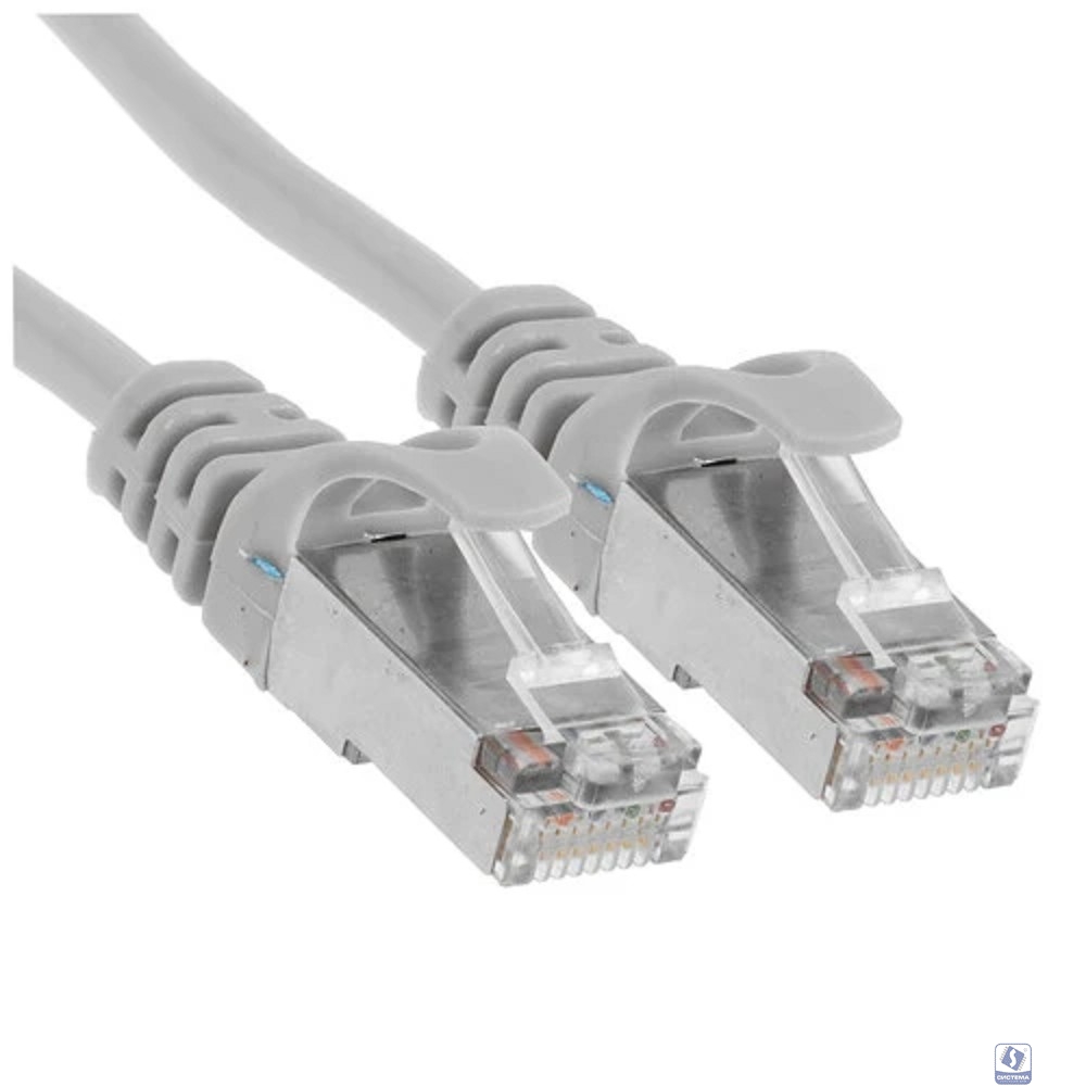Патч-корд PP22-5m 1000G FTP 4 пары cat5E CCA molded 5м серый RJ-45 (m)-RJ-45 (m)