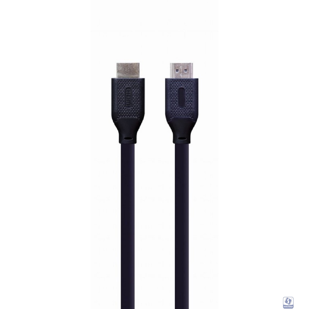 Кабель HDMI Cablexpert 19M/19M, v2.1, 8К, медь, позол.контакты, экран, 1м, черный, пакет (CC-HDMI8K-1M)