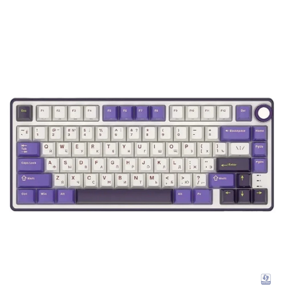 Клавиатура R75 проводная Blackberry, линейные свитчи RK Silver