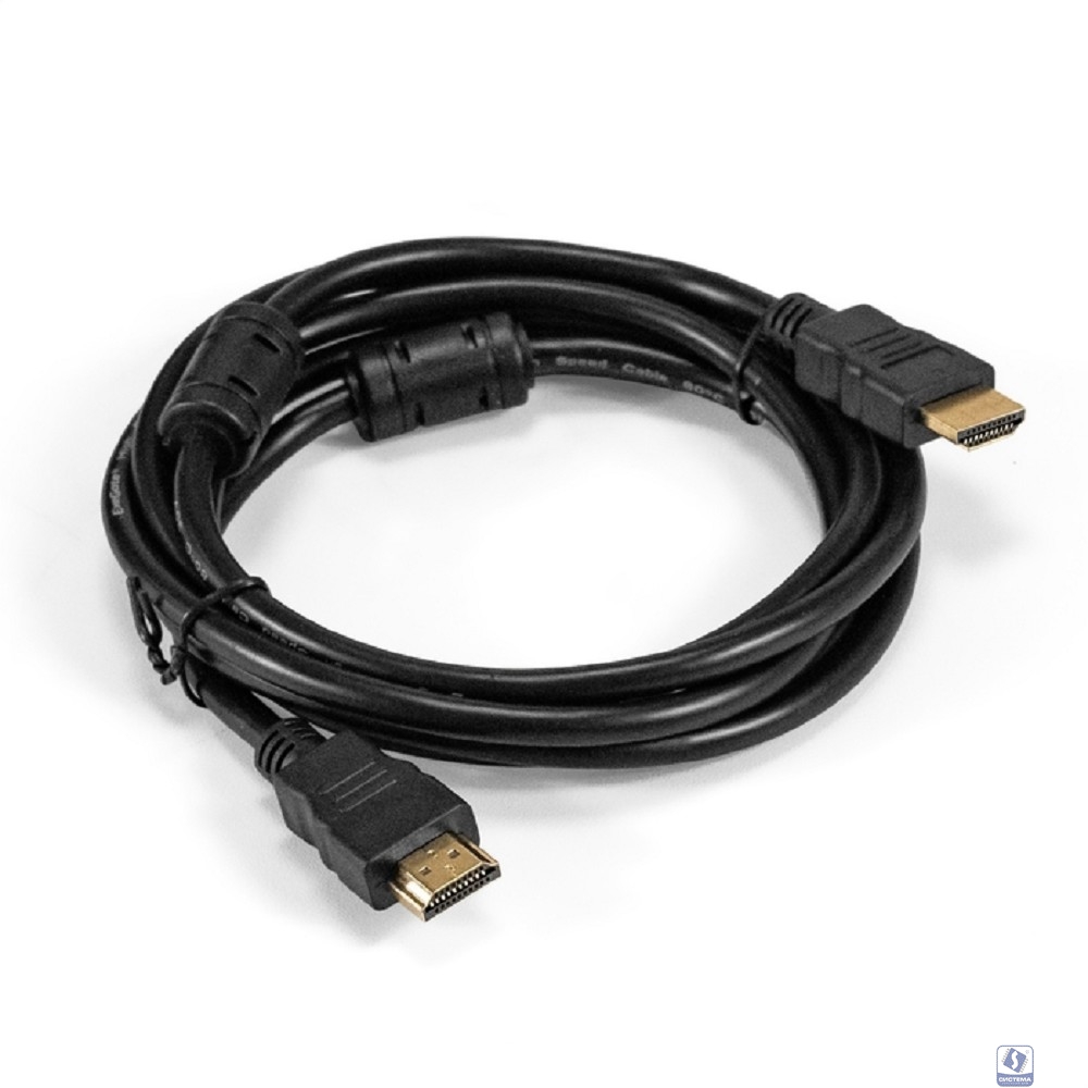 Exegate EX294688RUS Кабель HDMI ExeGate EX-CC-HDMI-1.5F (19M/19M, 1,5м, v1.4b, ферритовые кольца, позолоченные контакты)