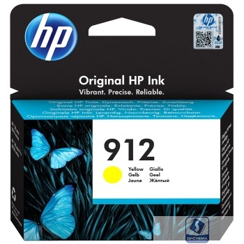 HP 3YL79AE Картридж № 912 струйный желтый (315 стр) 