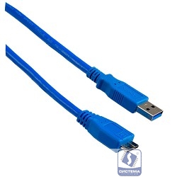 PERFEO Кабель USB3.0 A вилка - Micro B вилка, длина 1,8 м. (U4602)