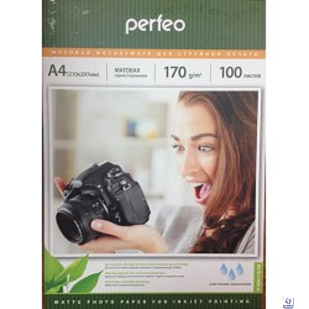 Perfeo PF-MTA4-170/100 Бумага Perfeo матовая 100л, A4 170 г/м2 (M04)