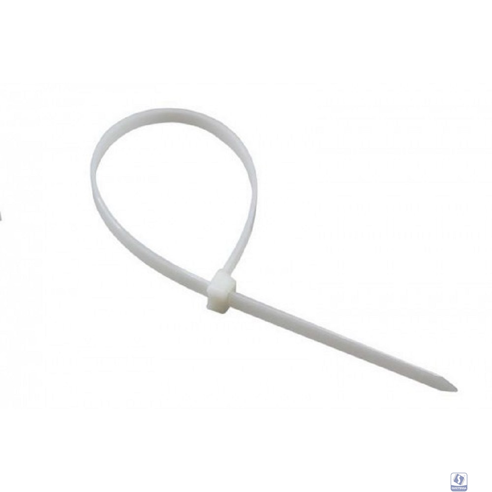 Rexant (07-0150) Стяжка кабельная нейлоновая 150x2,5мм, белая (100 шт/уп)