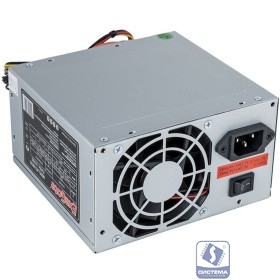 Exegate EX219185RUS-S Блок питания 500W Exegate AB500, ATX, SC, 8cm fan, 24p+4p, 3*SATA, 2*IDE, FDD + кабель 220V с защитой от выдергивания