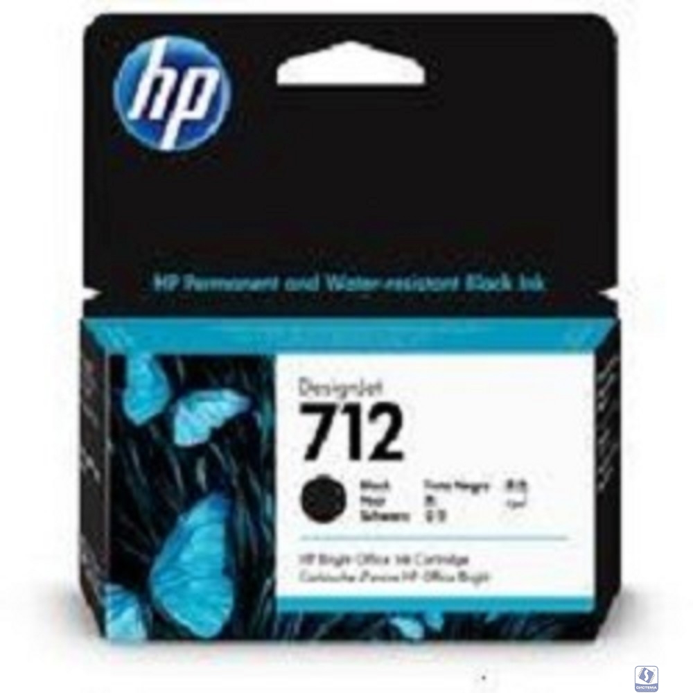 Картридж струйный HP 712 3ED70A черный (38мл) для HP DJ Т230/630