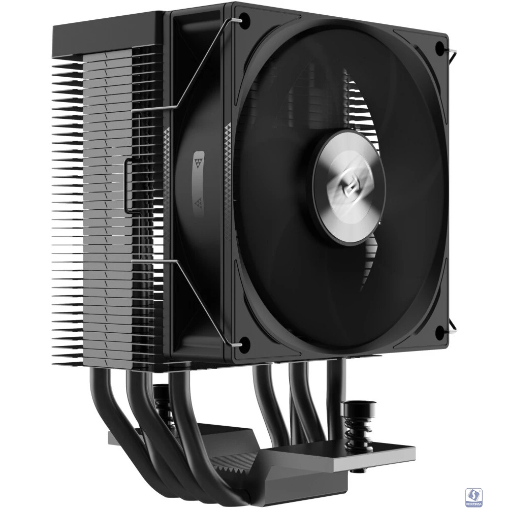 PCCooler R400 BK S115X/1200/1700/AM4/AM5 (TDP 180W, 90mm , 4 тепловые трубки 6мм, 650-2200RPM, 28,3dBa)