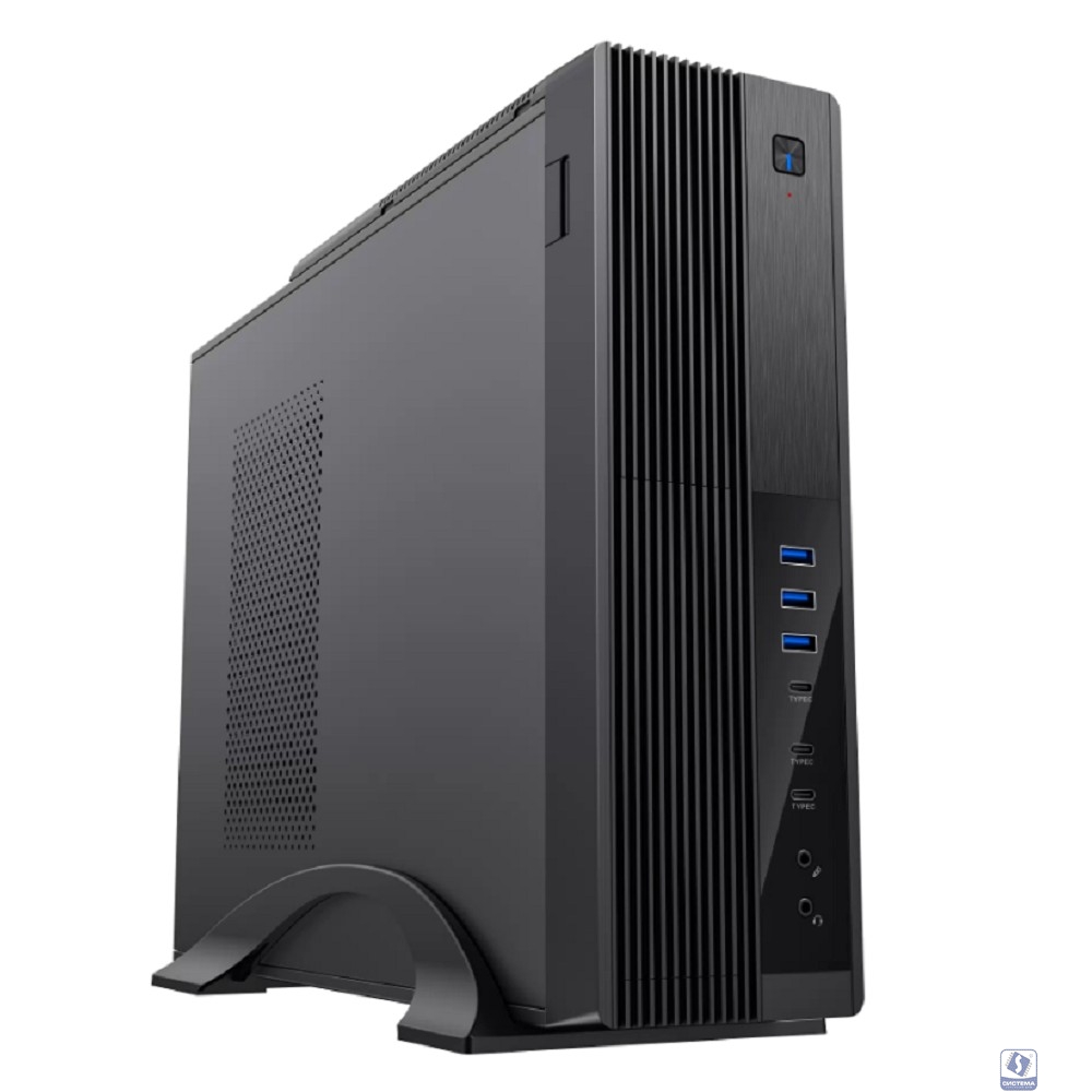 Zircon ZN-616-300W (MATX SFF, Черн, БП SFX 300W, 3*USB3.0, 3*Type-C, CR, 1*80мм)