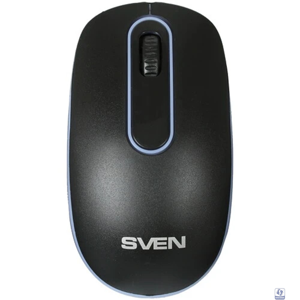Мышь SVEN RX-90 чёрная (2+1кл., 1000 DPI, блист.)