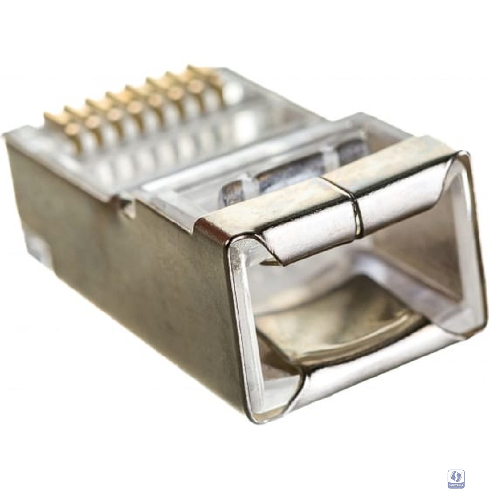 Cablexpert коннектор кат 5, экранированный RJ45 FTP8P8C, 100 шт. в уп. (PLUG5SP)