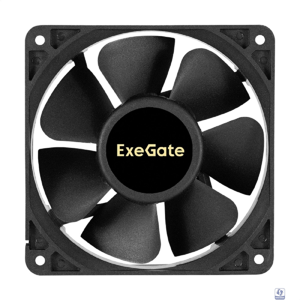 Exegate EX297096RUS Вентилятор 24В DC ExeGate EX12038S3P-24 (120x120x38 мм, Sleeve bearing (подшипник скольжения), 3pin, 3000RMP, 46,1dBA)