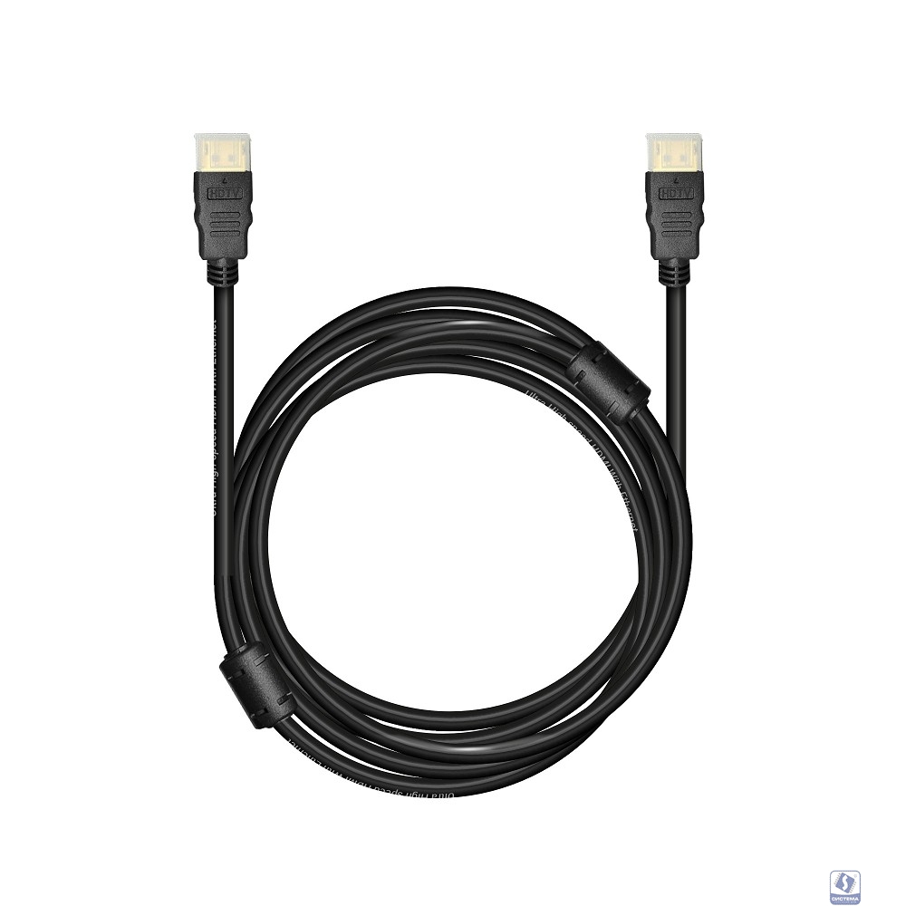 Bion Кабель HDMI v2.1, 19M/19M, 3D, 8K UHD, экран, ферритовые кольца, 3 м, черный [BXP-HDMI21-030]