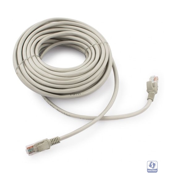 Cablexpert Патч-корд UTP PP12-15M кат.5e, 15м, литой, многожильный (серый)