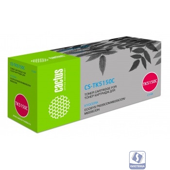 Картридж лазерный Cactus CS-TK5150C голубой (10000стр.) для Kyocera Ecosys M6035cidn/P6035cdn