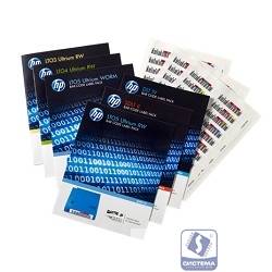«Наклейка»  HPE Q2013A, LTO-6 Ultrium RW Bar Code Label Pack