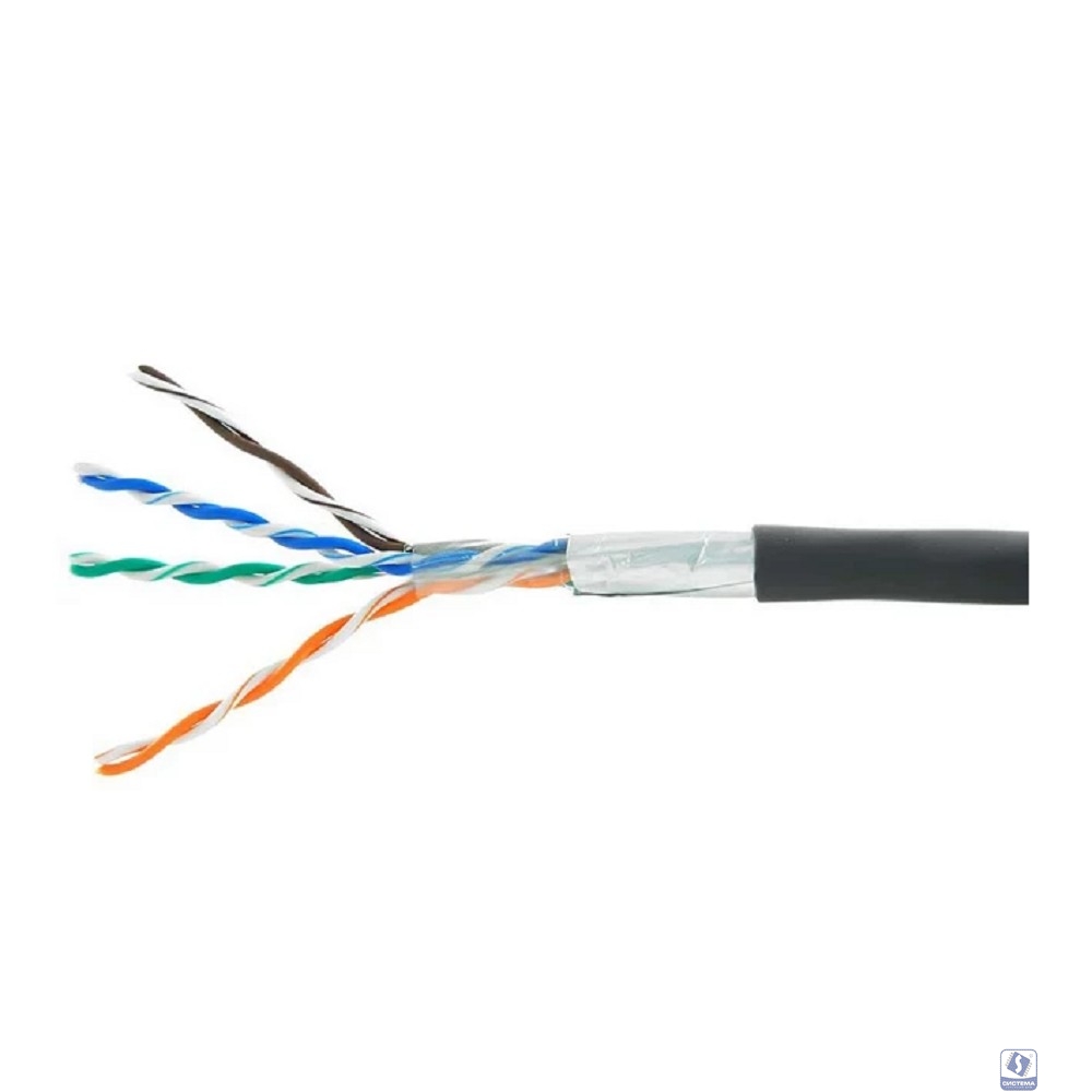 Cablexpert FPC-5051E-4-CU Кабель Cablexpert (RU) FTP indoor 4x2x0.51, медный, кат.5e, однож., 305м, box, серый