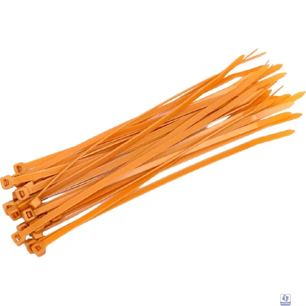 Rexant (07-0201-6) Стяжка кабельная нейлоновая 200x4,8мм, коричнево-золотая (RAL8001) (100 шт/уп)