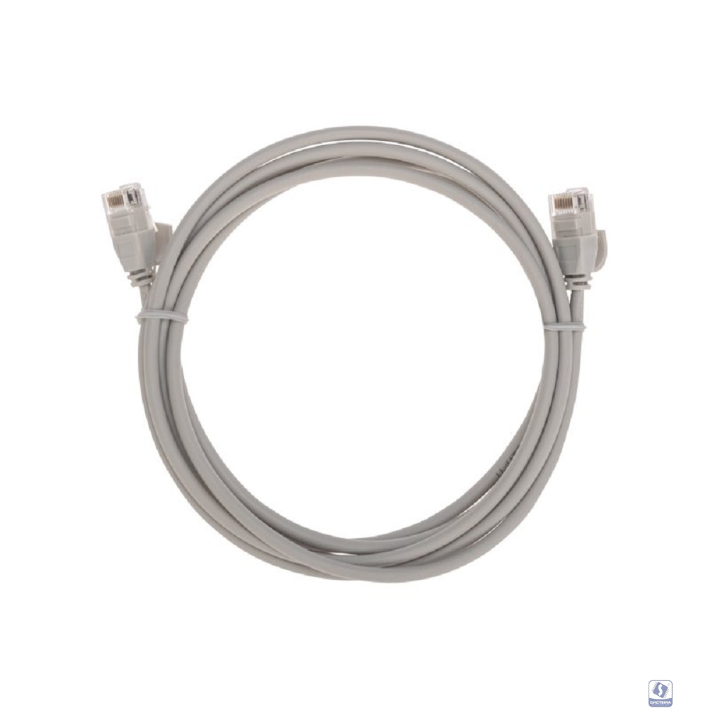 Rexant (02-0380-2) Патч-корд U/UTP, CAT 6A (10G), RJ45-RJ45, 28AWG, LSZH, серый, 2м