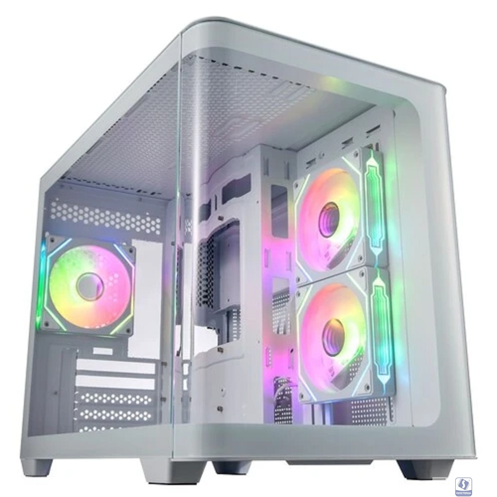 FSP Корпус mATX Minitower S380-WA, White 
