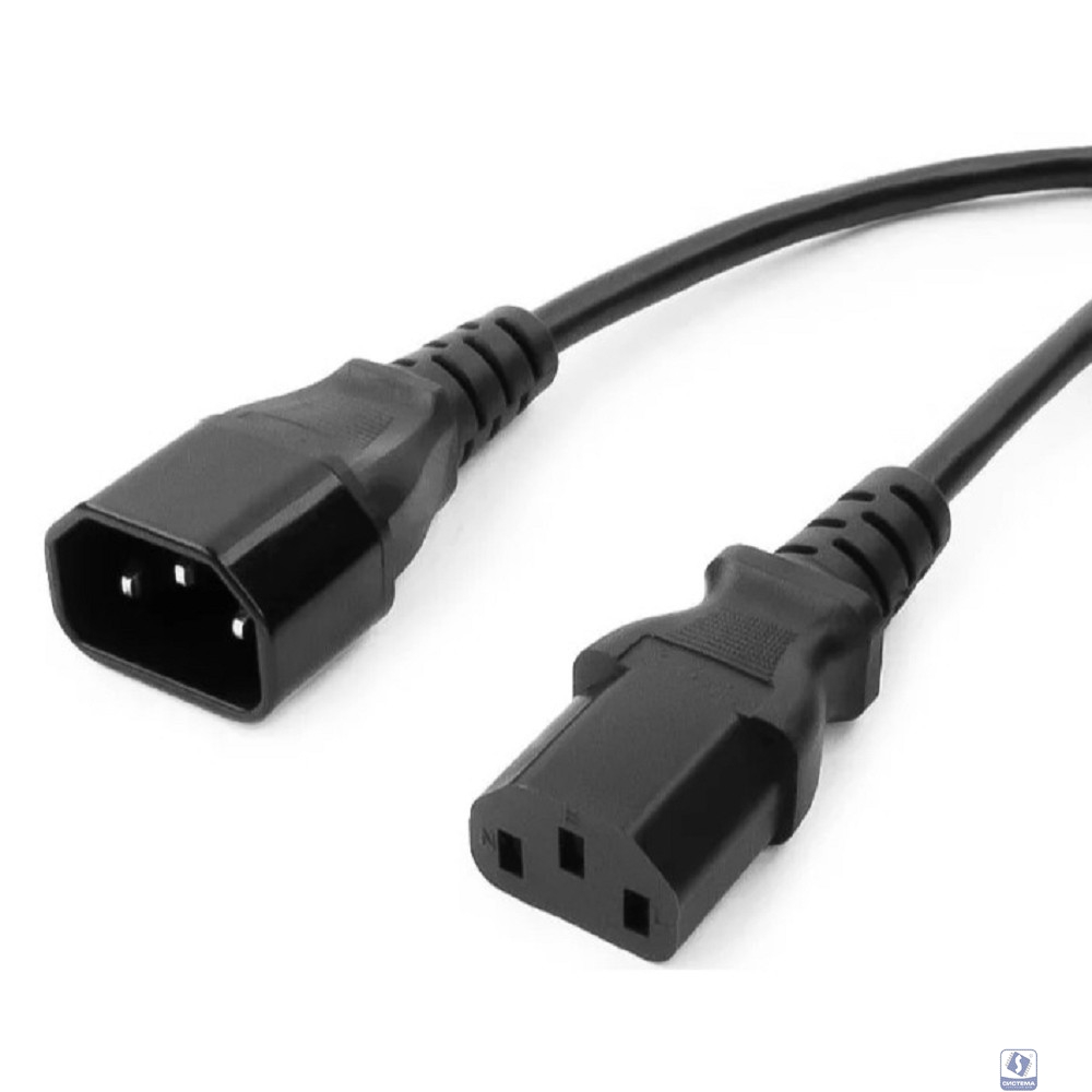 Buro AN23-1008 Кабель-удлинитель IEC C13 IEC C14 1.8м черный  