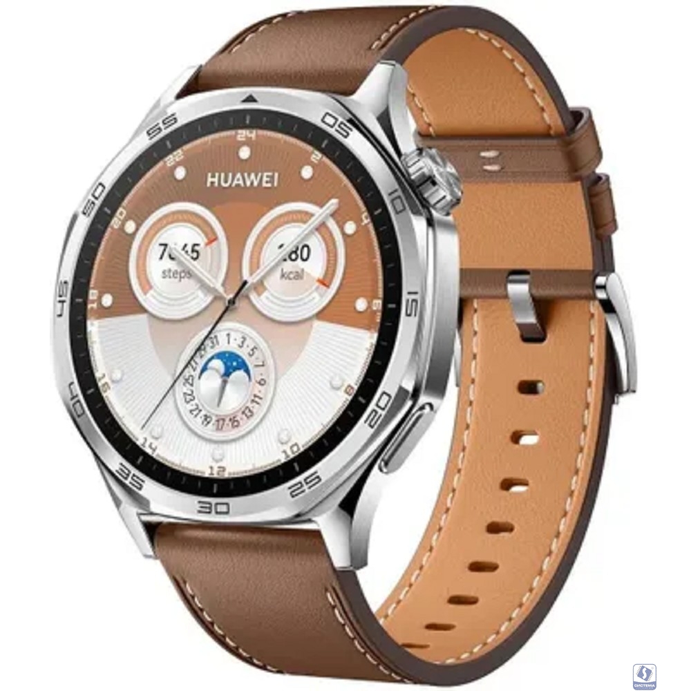 Часы Huawei GT 5 55020DGK 46mm Brown leather