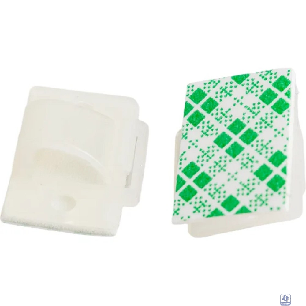 Rexant (07-2320) Площадка самоклеящаяся c клипсой 20х14 мм (100 шт/уп)