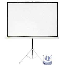 Экран Cactus Triscreen CS-PST-124x221 124.5 x 221см 16:9 напольный рулонный белый/черный
