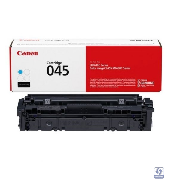 Canon Cartridge 045C  1241C002 Тонер-картридж голубой  для Canon i-SENSYS MF631/633/635, LBP611 (1300 стр.) (GR)