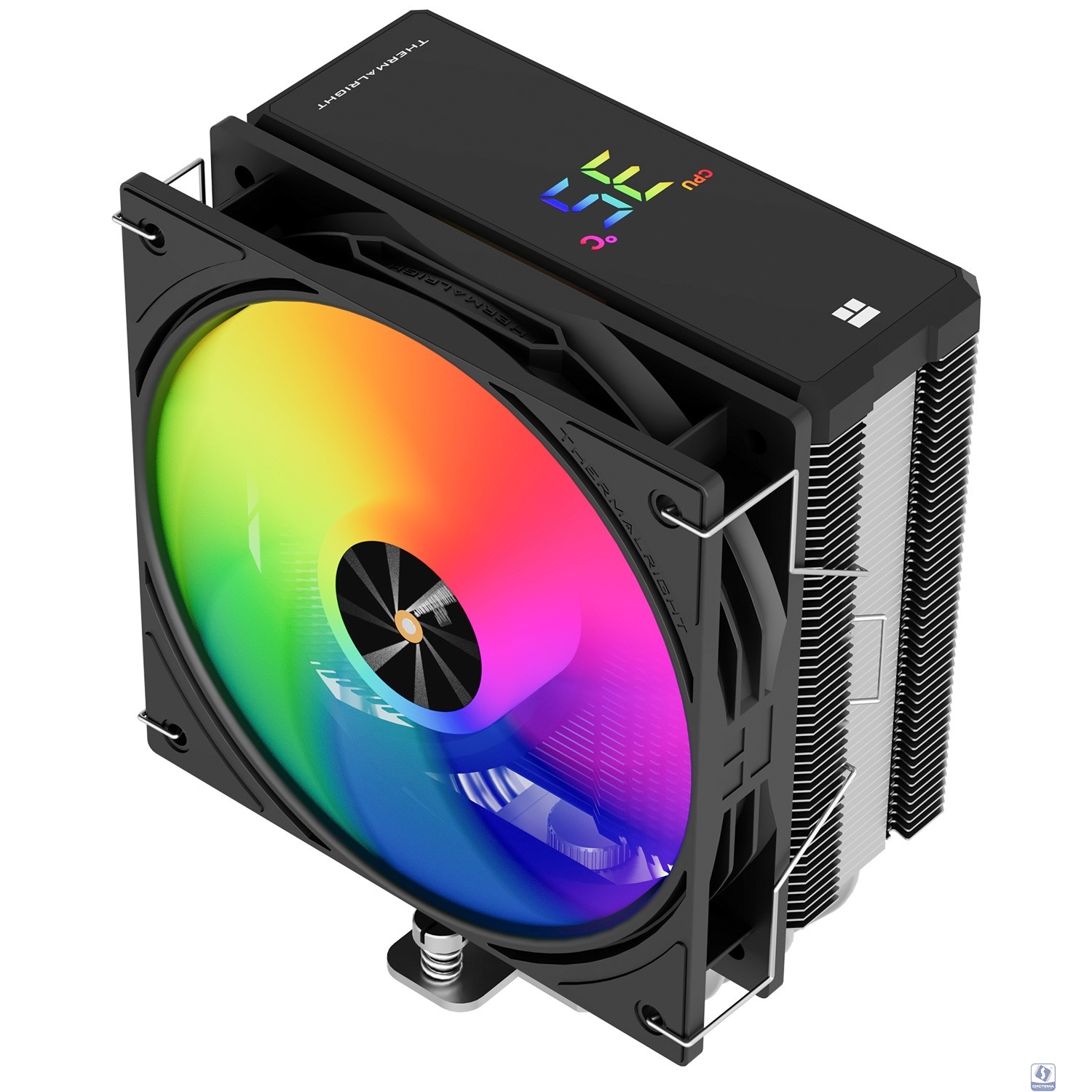 Thermalright Кулер Assassin X 120 R Digital ARGB Black  LGA115X/1200/1700/1851/AM4/AM5 (120mm ARGB PWM Fan, 4 тепл. трубки 6мм) / TRAX120RDAB