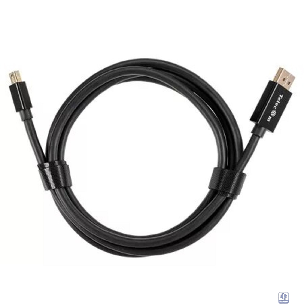 Telecom <TA683M-1.8M> Кабель 1.4V Mini DisplayPort M <--> Display Port M 1,8м  4K@120HZ 8K@60HZ [7958820049927]