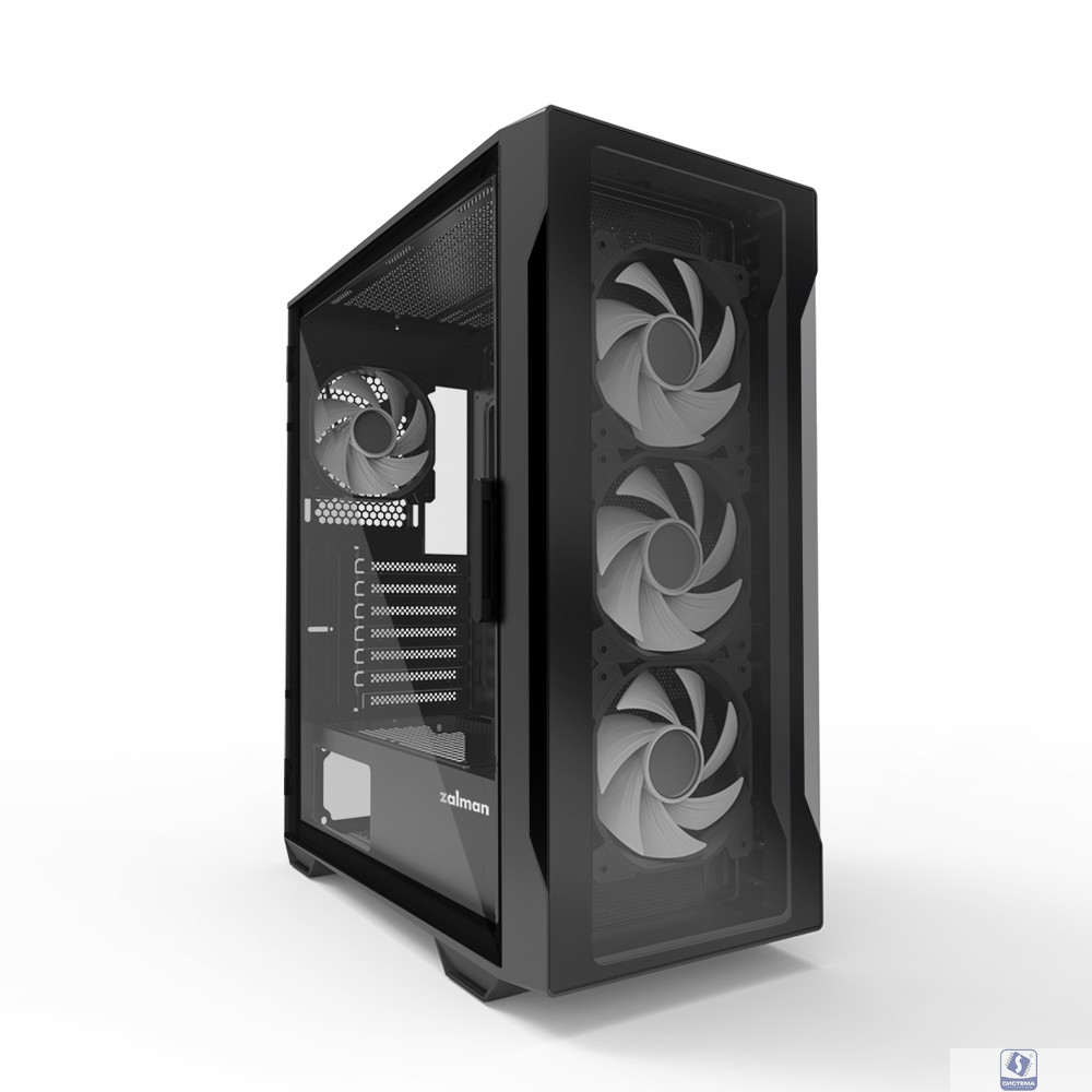 Zalman i3 NEO черный, без БП, боковая панель из закаленного стекла, 2*USB 3.0, USB 2.0, 
