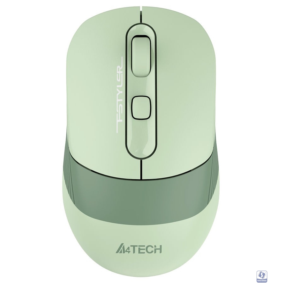 Мышь A4Tech Fstyler FB10C зеленый оптическая (2400dpi) беспроводная BT/Radio USB (4but)