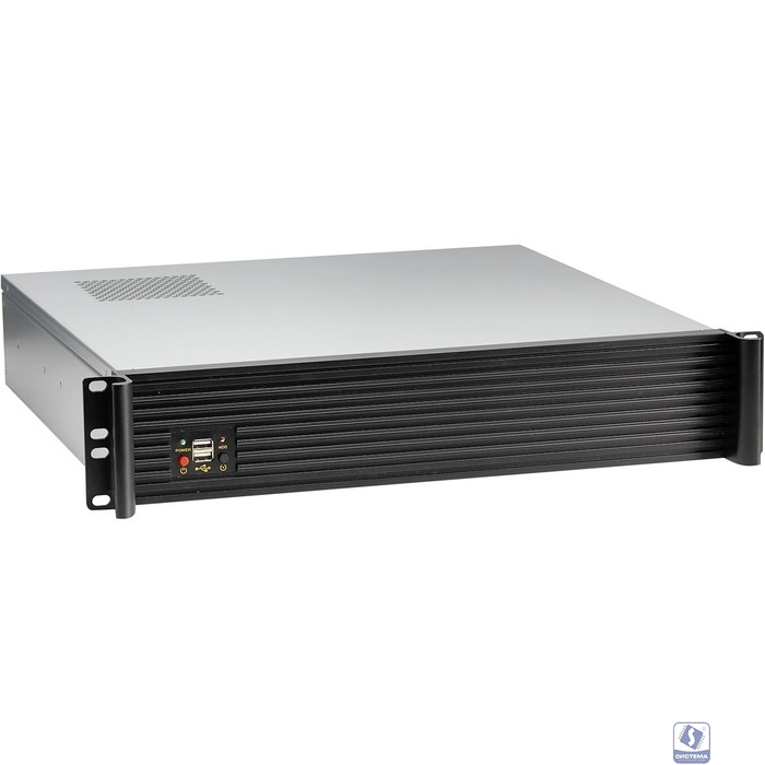 Exegate EX292638RUS Серверный корпус ExeGate Pro 2U420-06 <RM 19", высота 2U, глубина 420, БП 2U-400ADS, USB>