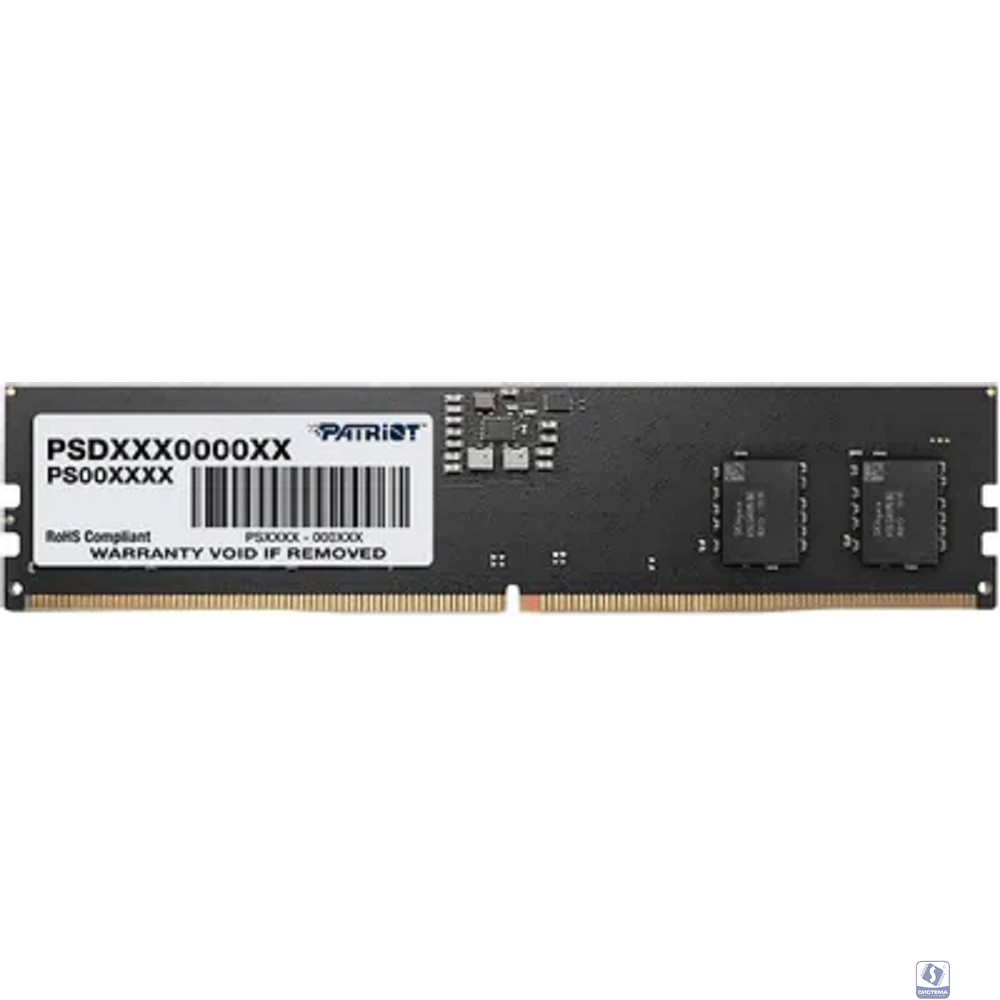 Память DDR5 32GB 5200MHz Patriot PSD532G52002 Signature RTL PC5-44800 CL46 DIMM 288-pin 1.1В dual rank Ret