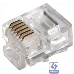 Rexant (05-1013) Джек телефонный 6P6C (100 шт.)