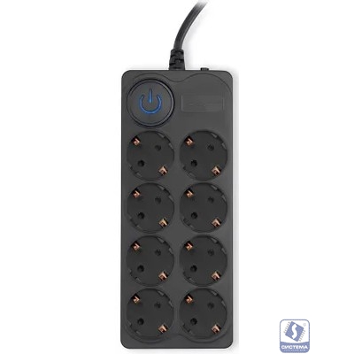 Ippon Сетевой фильтр BK-8-EU-5-16-B, 5м, черный (1804854)