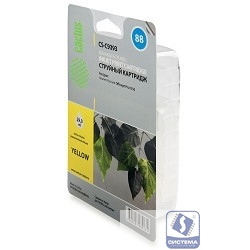CACTUS - Картридж Cactus CS-C9393 №88 желтый (29мл) для HP DJ Pro K550