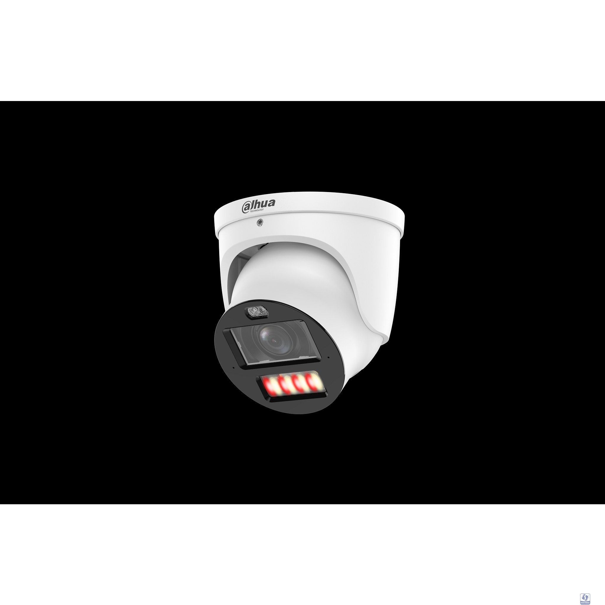 DAHUA DH-IPC-HDW3449HP-ZAS-PV-PRO Уличная купольная IP-видеокамера WizColor 4Мп; 1/1.8” CMOS; моторизованный объектив 2.7~12мм (4x); LED 50м, ИК 50м; сигнализация красно-синей подсветкой; IP67;  метал