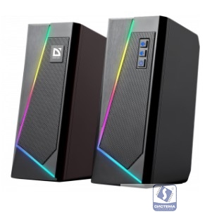 Defender Акустическая 2.0 система Solar 3 10Вт, BT/Light питание от USB [65103]