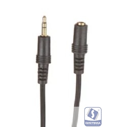 Exegate EX284943RUS Удлинитель звуковой ExeGate EX-CCA-423-1.5 (3.5mm Jack M/3.5mm Jack F, 1,5м, позолоченные контакты)