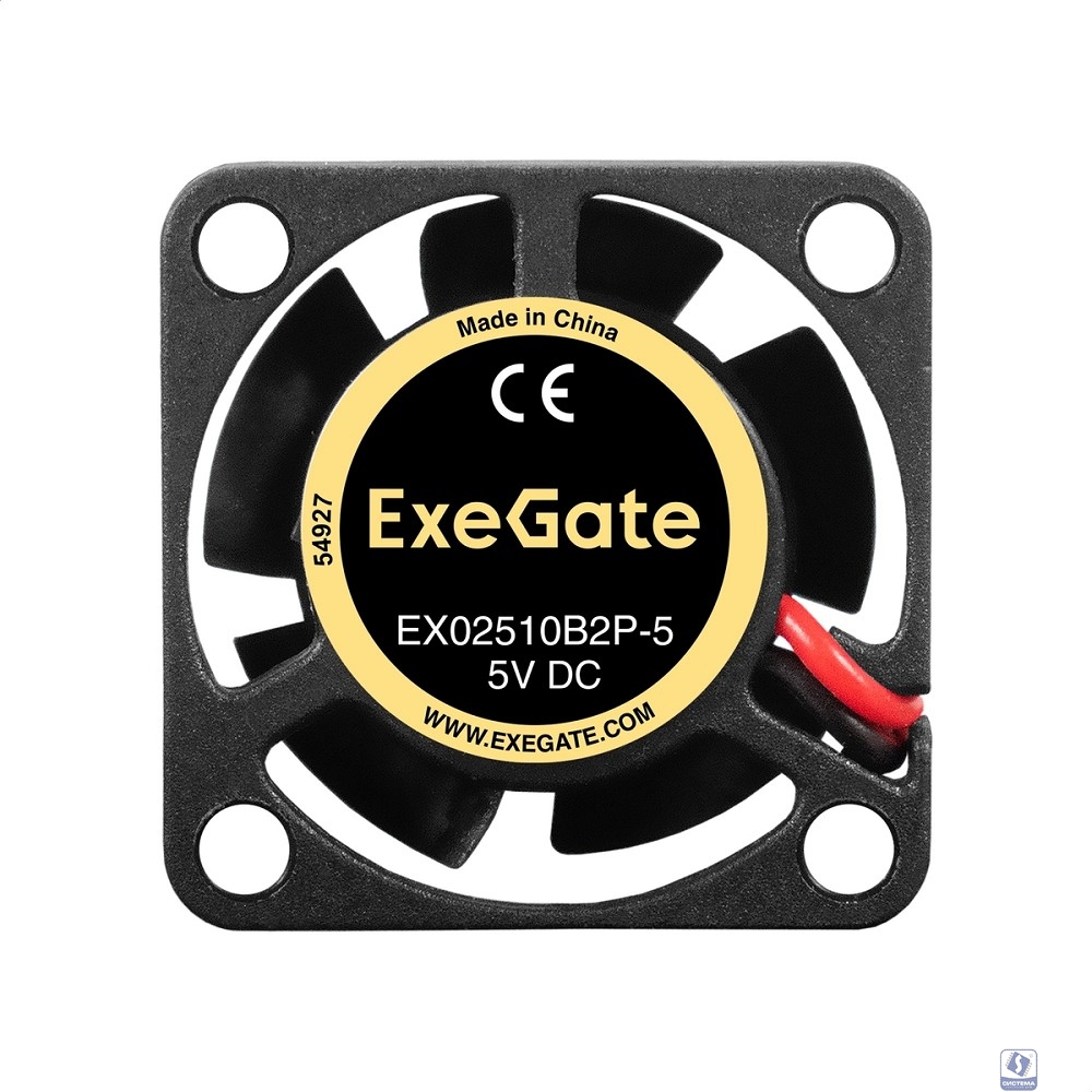 Exegate EX295189RUS Вентилятор 5В DC ExeGate EX02510B2P-5 (25x25x10 мм, 2-Ball (двойной шарикоподшипник), 2pin, 10500RPM, 22.5dBA)